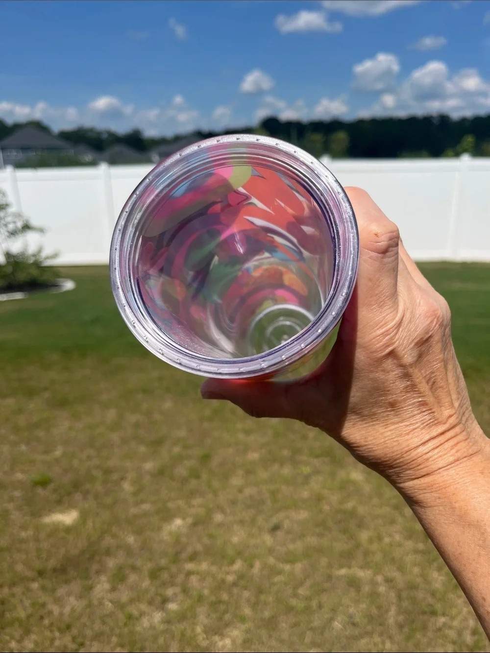 Starbucks x Tim Singleton Pride 2023 Tumbler Venti 24oz Cold Cup Glitter Pop